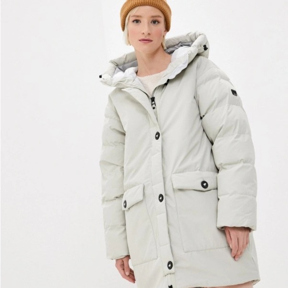 Helly Hansen Arya Cream Hooded Puffer Jacket